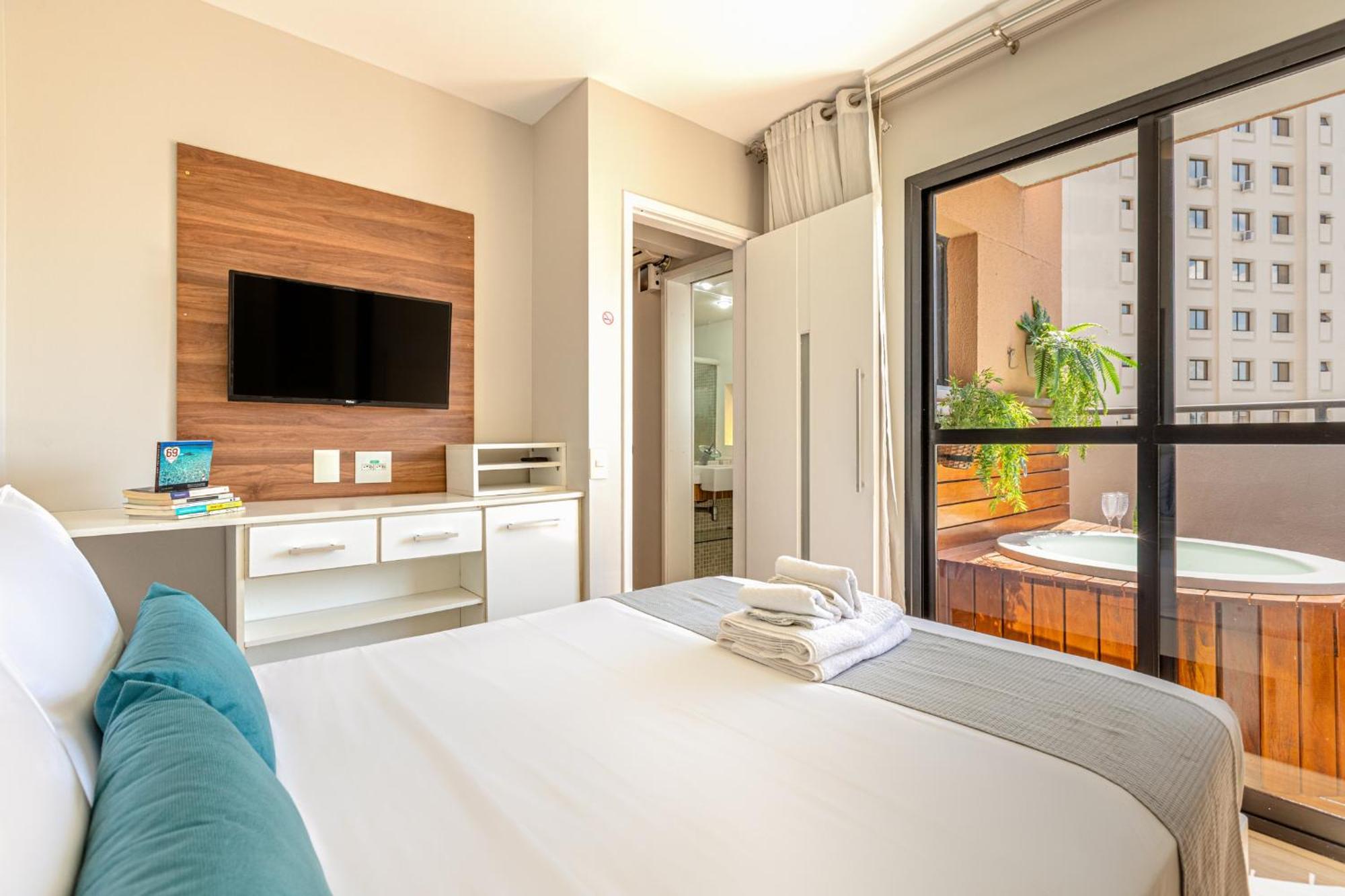 Easy Star - Apartamento Na Vila Olimpia Com Ofuro E Vista Incrivel - Te01H São Paulo Kültér fotó